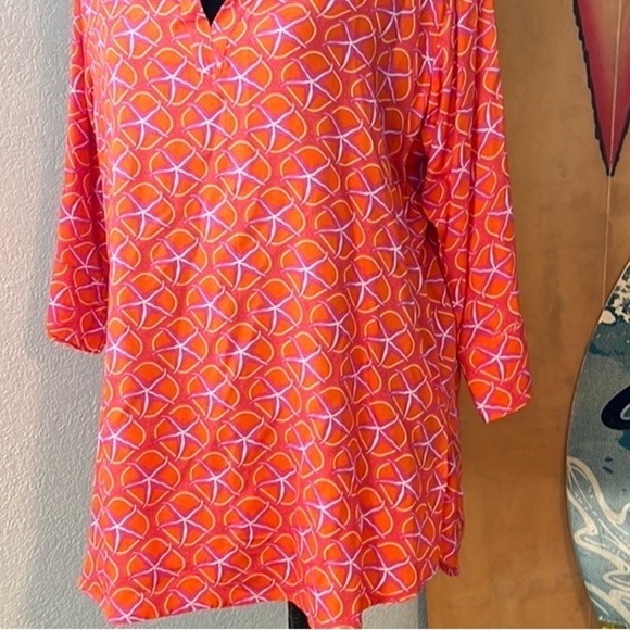 Escapada,STAR FISH! Resort Wear,Fun,Tunic, ADORABLE!!! Excellent Condition, L - Picture 8 of 11